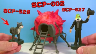 Making SCP-002 the Living Room, SCP-529  and SCP 527 with Clay