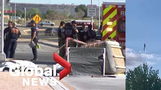 Hot air balloon crash in New Mexico kills 4, leaves 1 critically injured