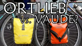 Ortlieb vs. Vaude Panniers: Our Experiences & Opinion // Cycling Around the World