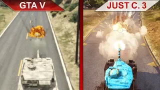 THE BIG GTA V vs. JUST CAUSE 3 SBS COMPARISON 2 | PC | ULTRA