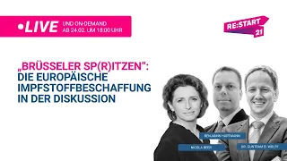 "Brüsseler Sp(r)itzen": Die Europäische Impfstoffbeschaffung in der Diskussion