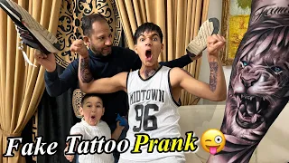 Fake Tatto Prank On Papa🤣🤣