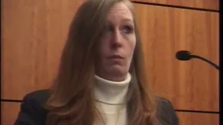 Stacey Castor defends herself during cross examination