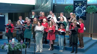 O Come O Come Emmanuel (with Even So Come) | Choir with Organ & Piano | Asbury UMC | Dec 17, 2023