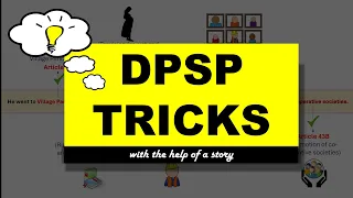 Tricks to learn DPSP Articles in eng|Article 36-51|PartIV of Indian Constitution|Easy trick for DPSP