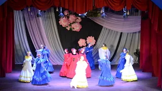 Театр танца "Восторг" - номер "Цветы России"