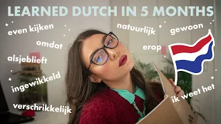 HOW I’VE LEARNED DUTCH IN 5 MONTHS | How to Learn Dutch on Your Own FAST