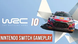 WRC 10 - Nintendo Switch OLED Gameplay 1080P (60FPS)