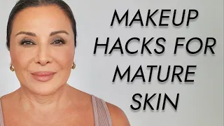 EASY MAKEUP HACKS FOR MATURE SKIN 2023 | NINA UBHI