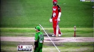 Warne Vs Samuels BBL 02