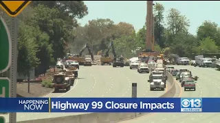 Expect Heavy Morning Commute As Highway 99 Closure Continues