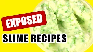 EXPOSING SLIME SHOP RECIPES!!! FAMOUS SLIME SHOP SLIME RECIPES EXPOSED!!! 😱