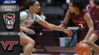 NC State vs. Virginia Tech Condensed Game | 2020-21 ACC Women's Basketball