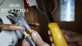 How to remove stuck compression ring/seal from supply valve