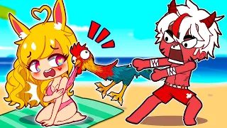 Thorn’s Worst Day Ever as a Beach Life Guard | Gacha Club | Clap! Snap!