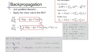 Neural Networks (2): Backpropagation