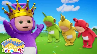 KING TINKY WINKY! Teletubbies Find A Shiny CROWN | Teletubbies Let's Go Episode