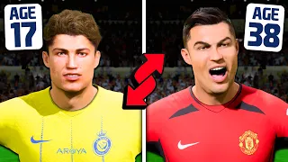 I Put Ronaldo's Career in Reverse