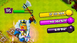 ПОТРАТИЛ БАНК СЕЗОНА 2024 ГОДА ! КОРОЛЬ СЕВЕРА ПОД РОСТИШКОЙ ! CLASH OF CLANS