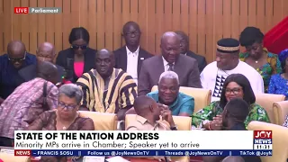 Minority MPs arrive in Chamber : President and Speaker arrive in Parliament || SONA 2024