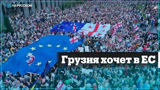 В Грузии прошел митинг за вступление в ЕС и НАТО