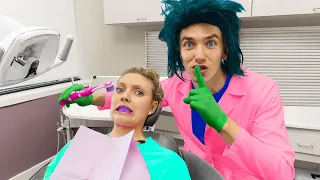 WORKING UNDERCOVER as DENTIST FOR 24 HOURS!! (Face Reveal Prank on Grace Sharer)