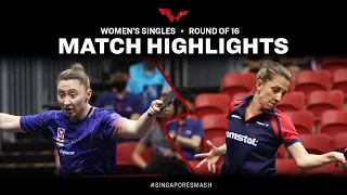 Sofia Polcanova vs Elizabeta Samara | WS R16 | Singapore Smash 2023