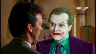 Брюс Уэйн беседует с Джокером: Бэтмен (1989) Момент из фильма