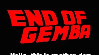 End of Gemba - ZX Spectrum demo