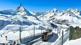 Train Driver View - Gornergrat Bahn Matterhorn Railway, Zermatt Switzerland | Cab Ride | 4K HDR