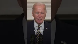 President Biden urges Congress to pass immigration bill, slams Trump for blowing it up #Shorts