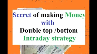 Best Intraday strategy : Double bottom double top