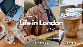 9-5 Work Week In My Life • What Life In London Looks Like • Cooking, Gym, Cleaning 🇬🇧