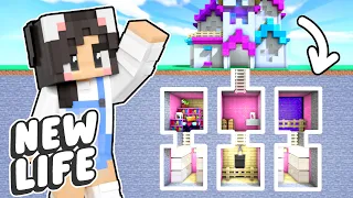 💜MY SECRET MINECRAFT BASE! New Life SMP #3