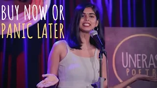 "Buy Now Or Panic Later" - Aranya Johar ft. Samuel | UnErase Poetry