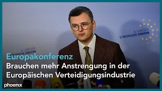 Dmytro Kuleba (Außenminister Ukraine) zur Europakonferenz im Auswärtigen Amt am 02.11.2023