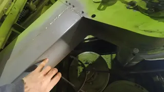 Claas Dominator - 88 ремонт комбайна.