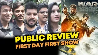 WAR PUBLIC REVIEW | First Day First Show | Hrithik Roshan Vs Tiger Shroff