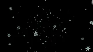 Snowfall Effect Overlay | Snowflake Effect Black Screen