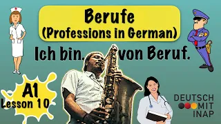 A1- German lesson 10 | Berufe | Professions in German