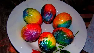 No hassles 😱, a quick and original way to color Easter eggs for Easter!