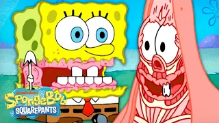 Every Time Someone's Skin was RIPPED Off! 😱 | SpongeBob