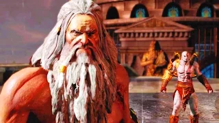 God of War 3 Remastered Defeat Zeus The Final Boss, THE END HD 60FPS 1080p