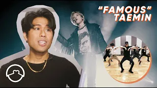 Performer React to Taemin "Famous" Dance Practice + Live Performance Ver.