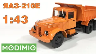 ЯАЗ-210Е 1:43 / ОБЗОР / Легендарные Грузовики СССР №93 / MODIMIO / 4K