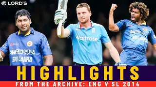 Buttler Announces Arrival in Last Over Thriller! | Classic ODI | England v Sri Lanka 2014 | Lord's