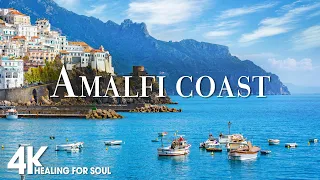 Amalfi Coast 4K - Scenic Relaxation Film With Calming Cinematic Music - Amazing Nature