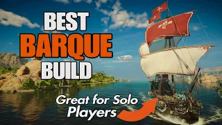 Skull and Bones best Barque build | solo and team play | easily kill la peste ships | Ouroboros S1