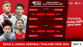 Draw & Jadwal Semifinal Thailand Open 2024 Besok Pukul 12:00 WIB Live Inews TV #thailandopen2024