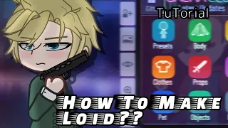 How To Make Loid?? Spy×family// Gacha Club Tutorial